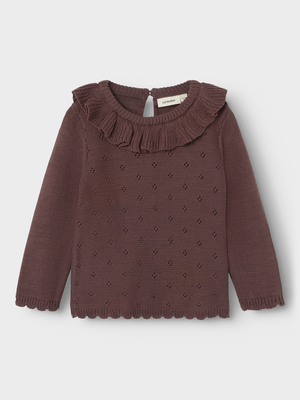 Lil Atelier Laguna Knit Peppercorn