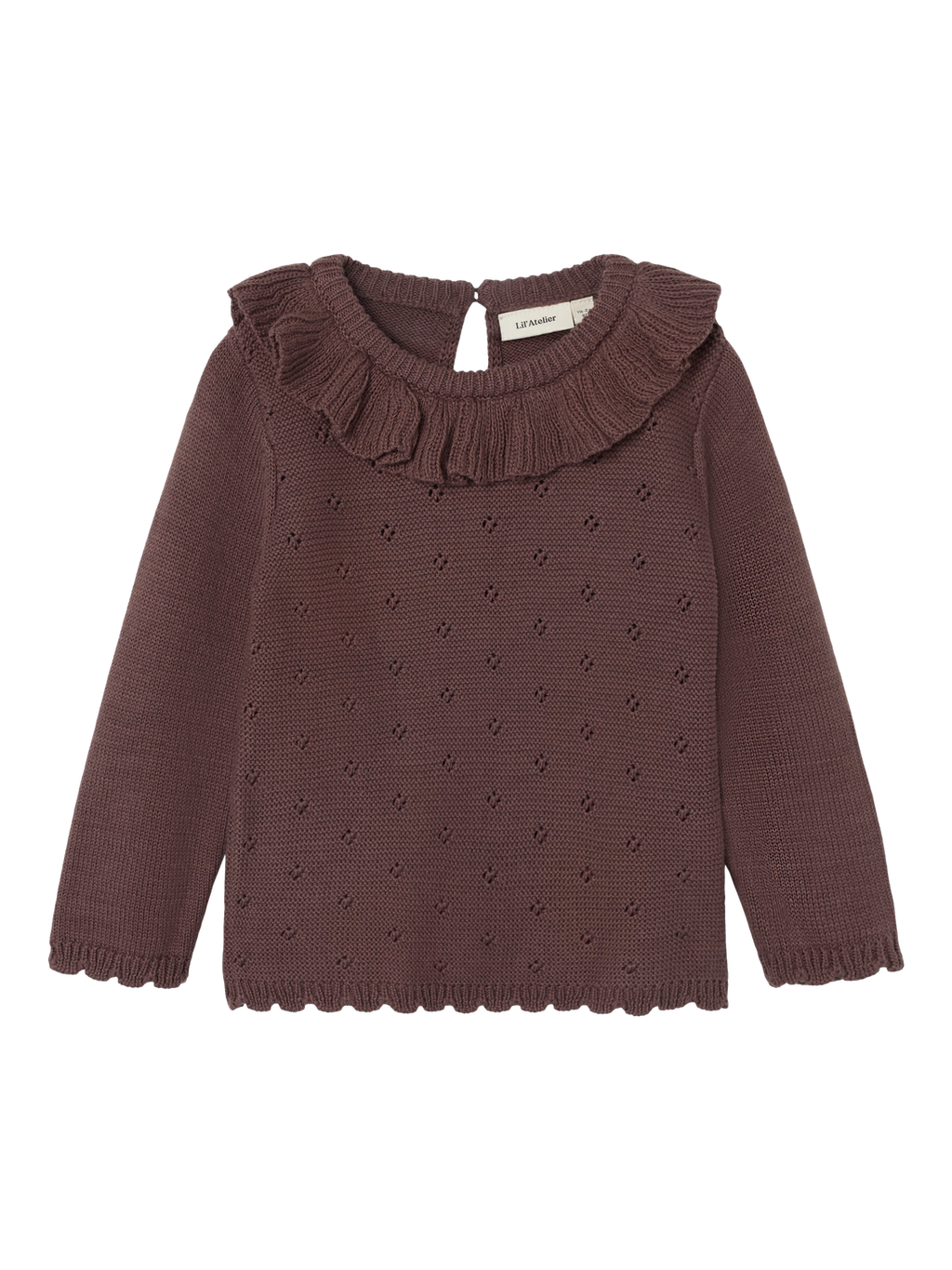 Lil Atelier Laguna Knit Peppercorn