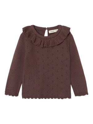 Lil Atelier Laguna Knit Peppercorn