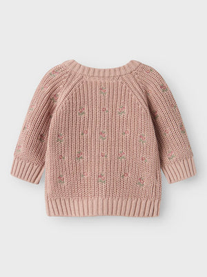 Lil Atelier Emlen Knit Baby Shadow Gray