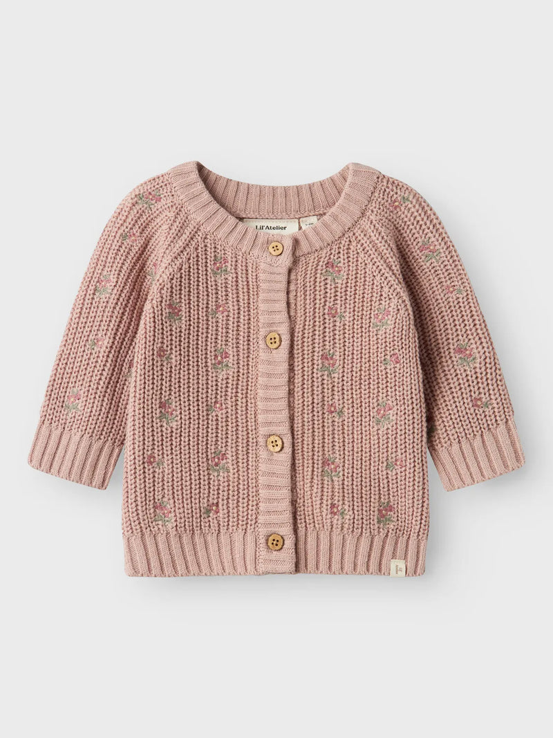 Lil Atelier Emlen Knit Baby Shadow Gray