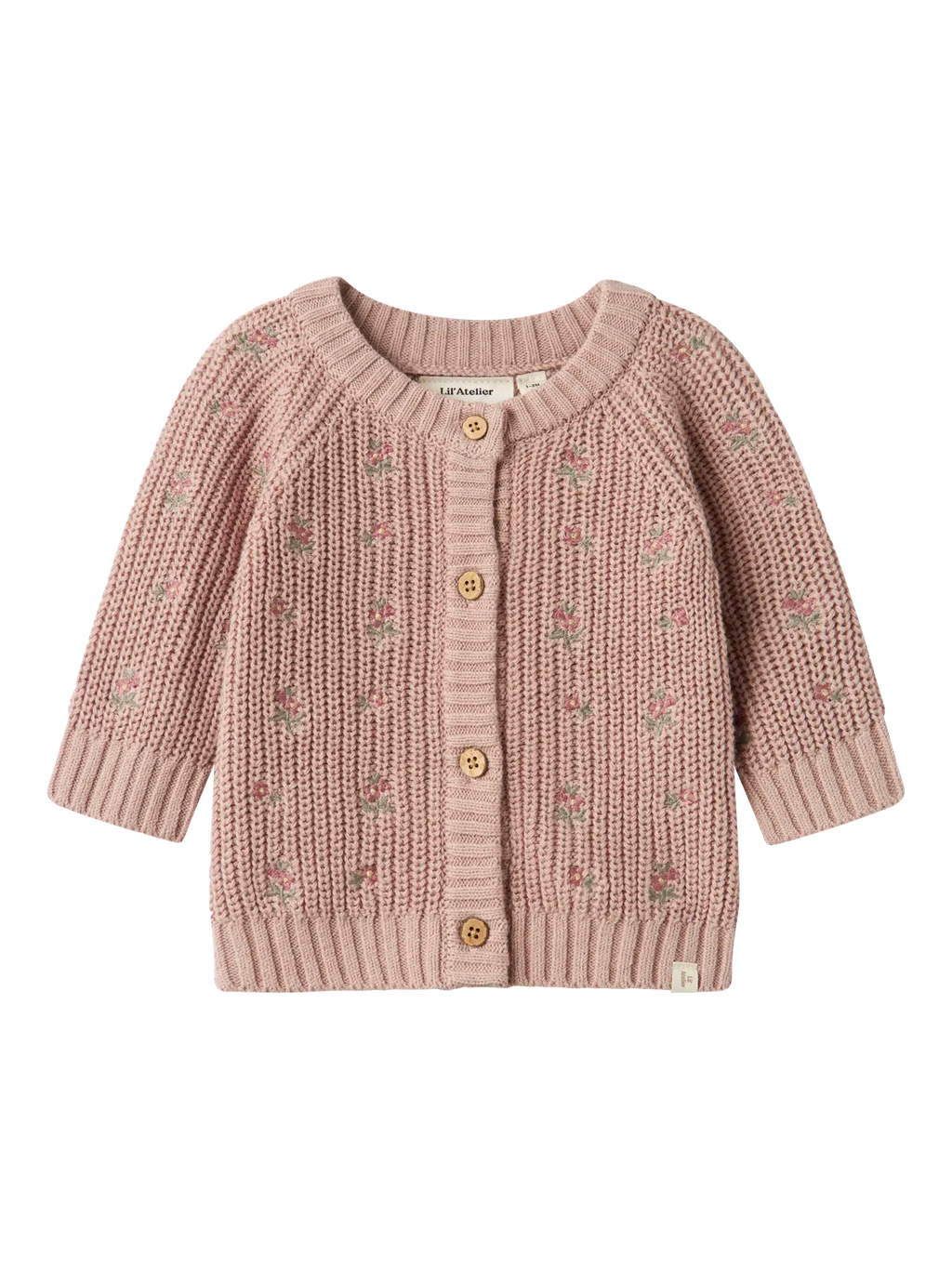 Lil Atelier Emlen Knit Baby Shadow Gray