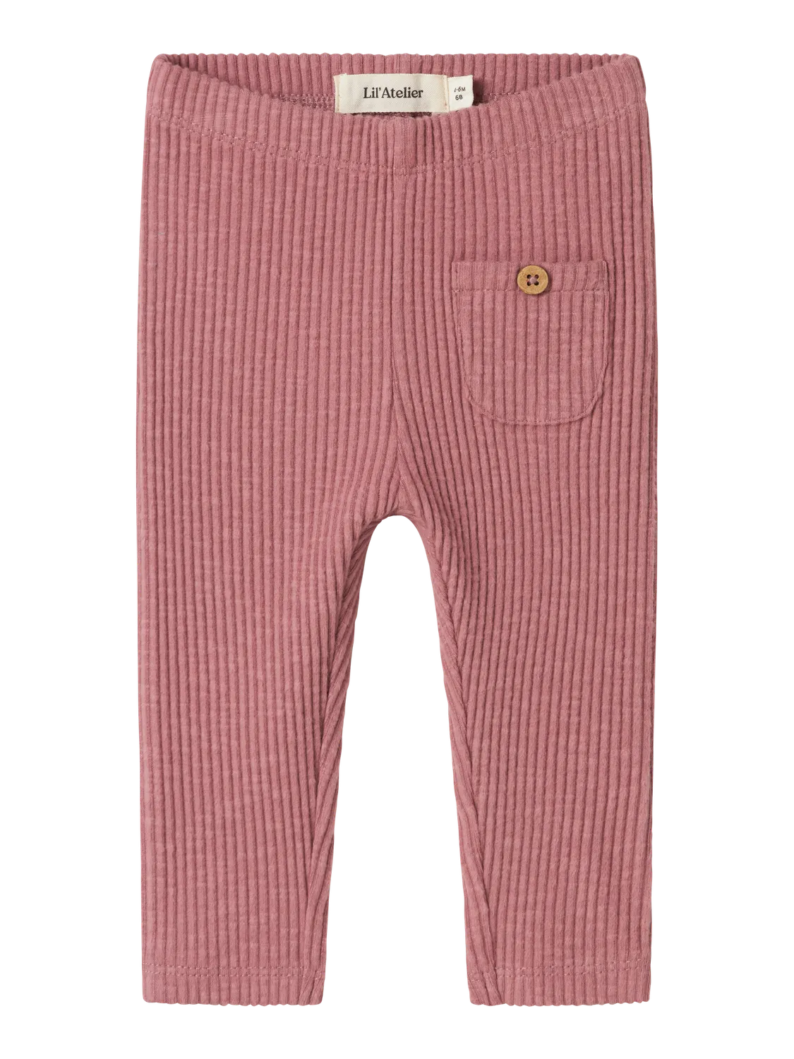 Lil Atelier Raja Sky Slim Leggings Nostalgia Rose