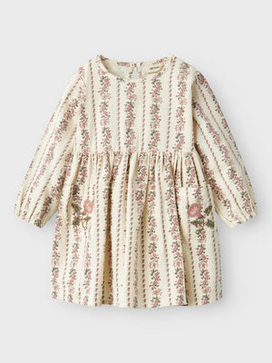 Lil Atelier Tala Cord Dress Turtledove