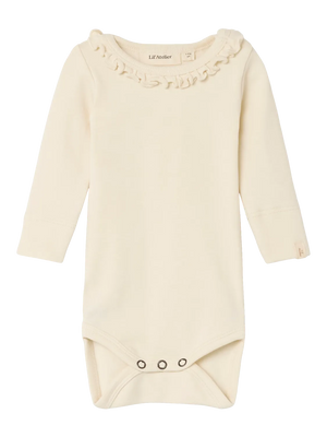 Lil Atelier Gayo Body Noos Turtledove m/Krage