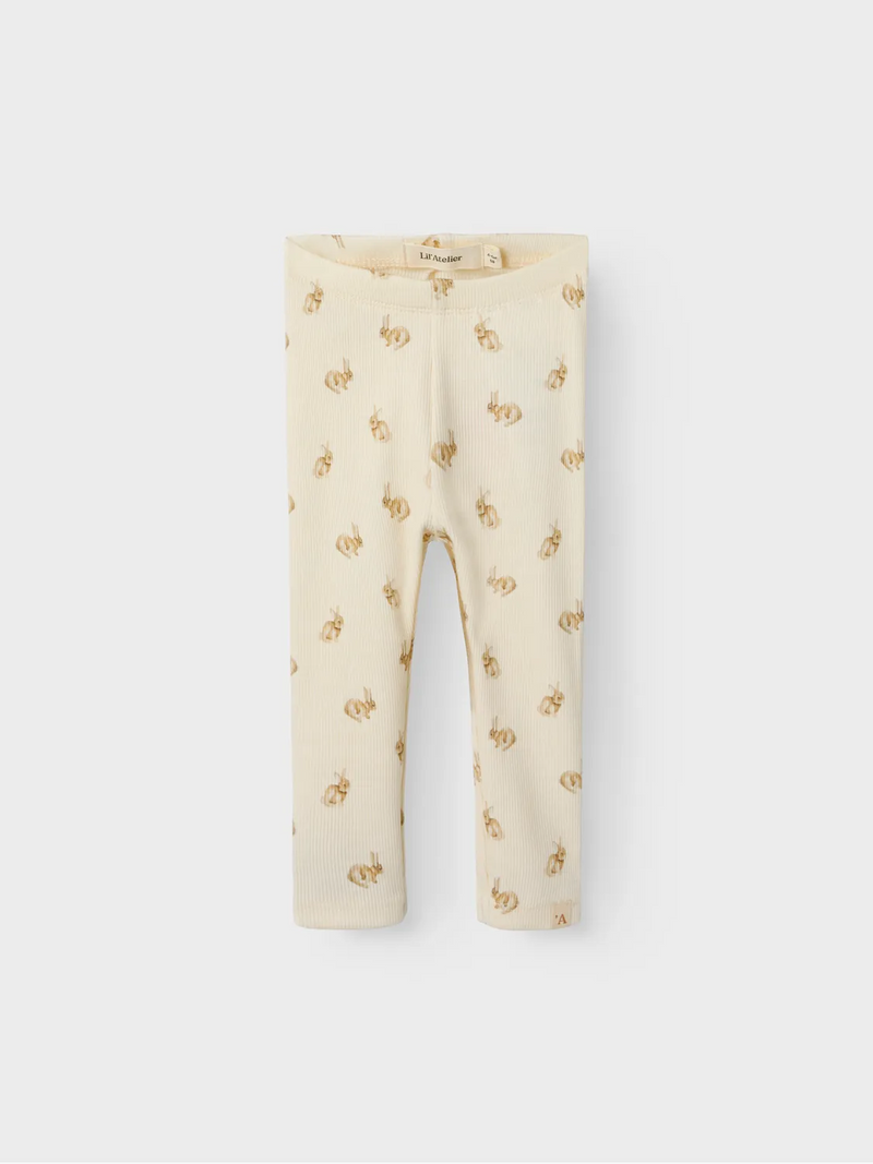 Lil Atelier Lavo Emo Legging Rabbit