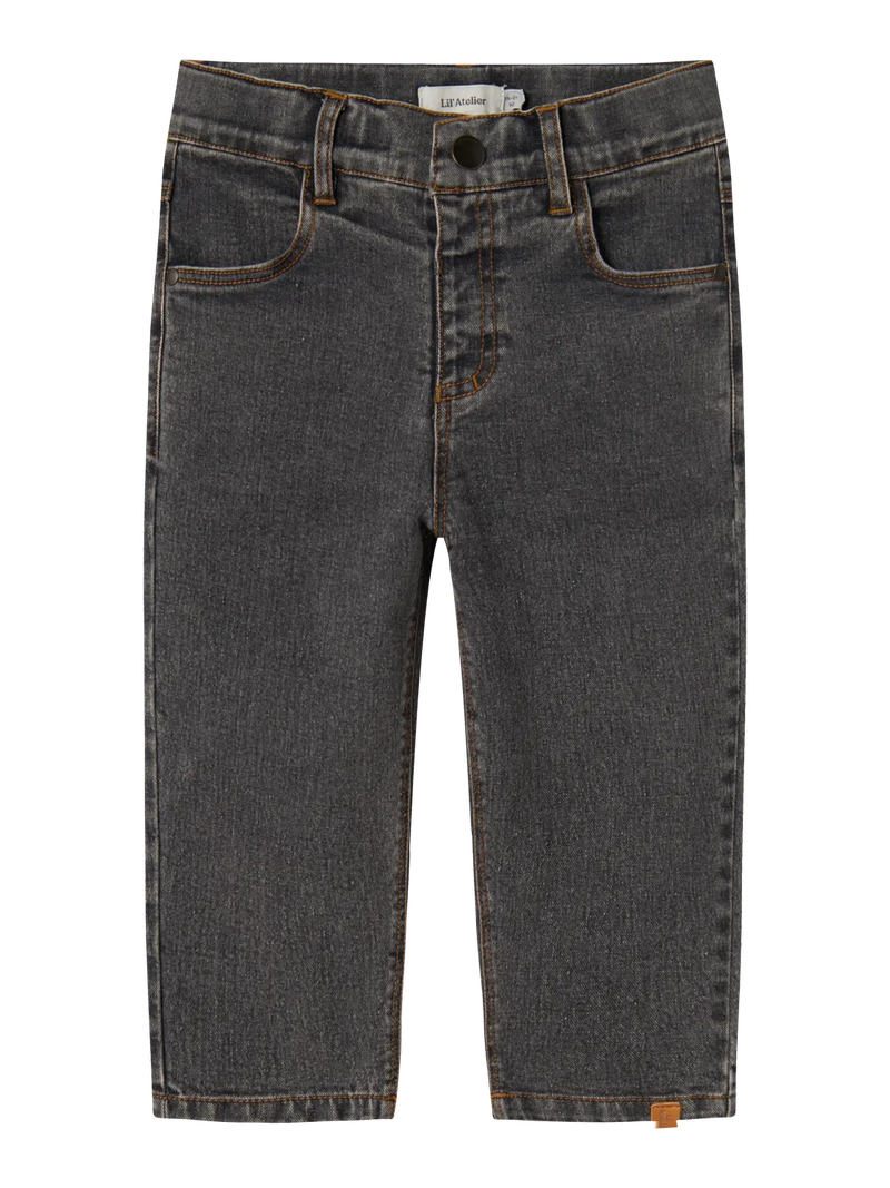 Lil Atelier Berlin Baggy Jeans Light Grey Denim