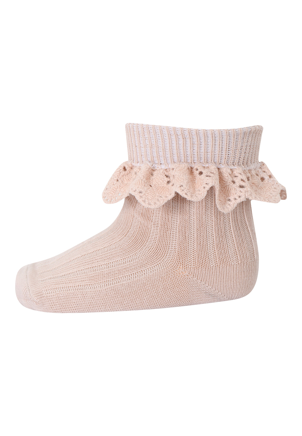 MP Lisa Socks With Lace - Rose Dust