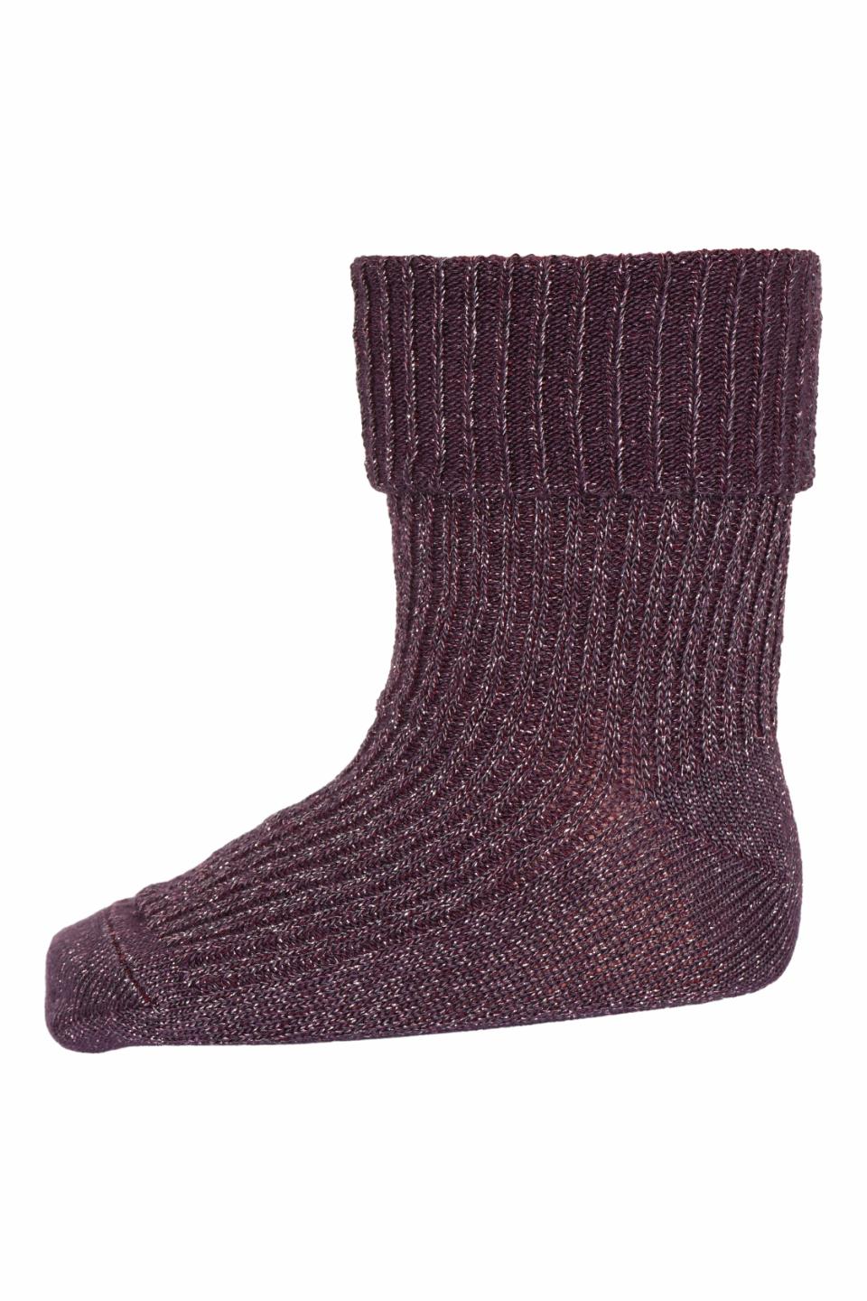 MP Ida Glitter Socks Dark Grape