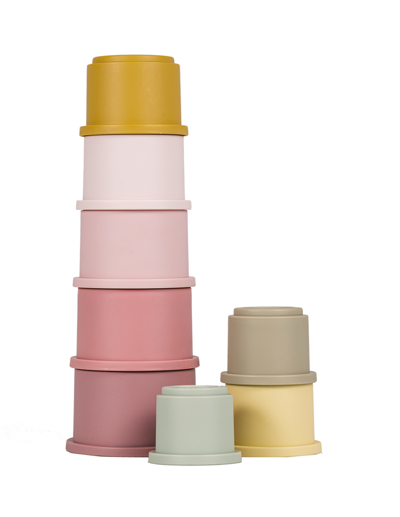 Little Dutch - Stacking Cups Pink
