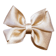 Mellomstor Babysløyfe Gold Metallic