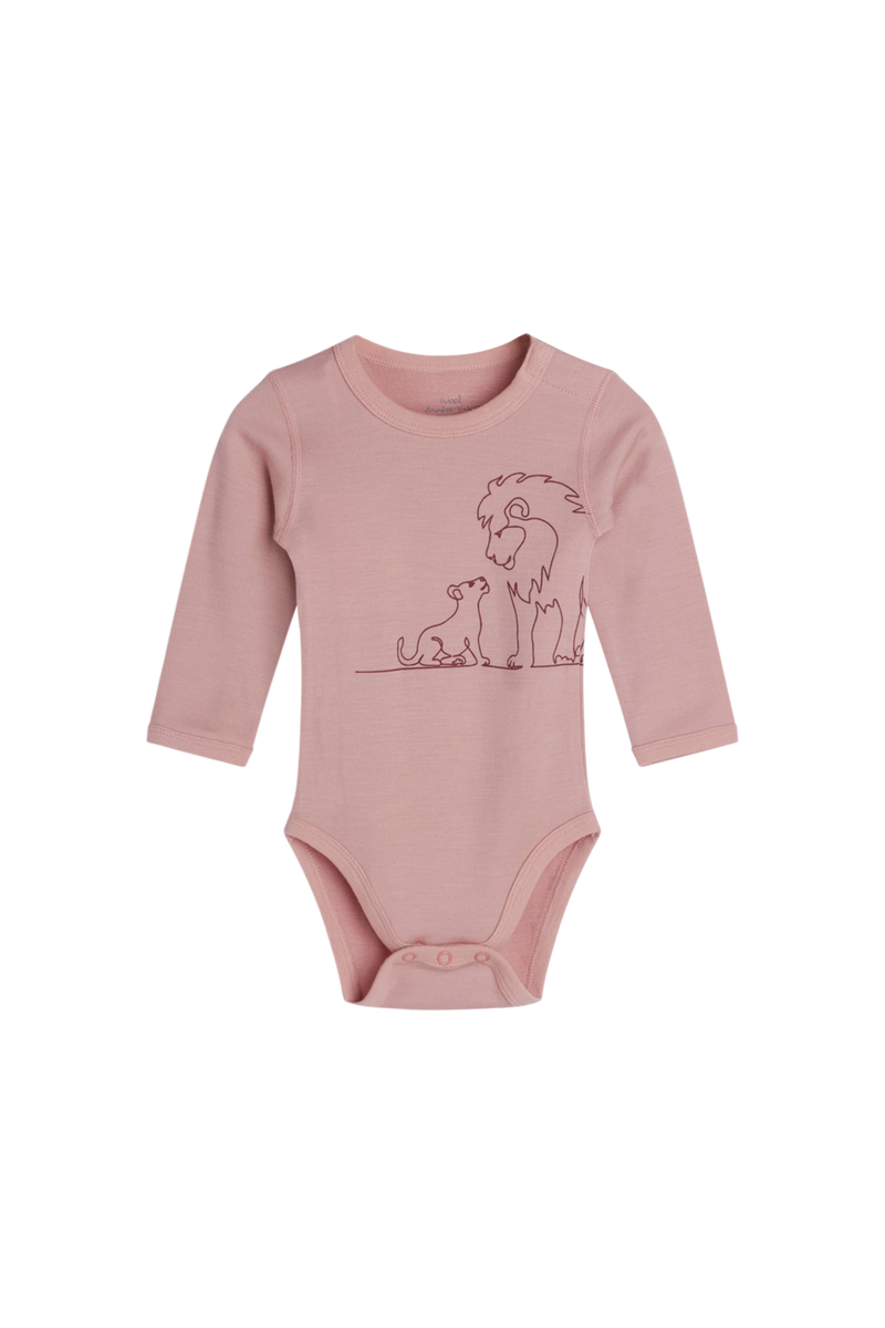 Hust and Claire Baloo Wool/Bamboo Body Dusty Rose Lion