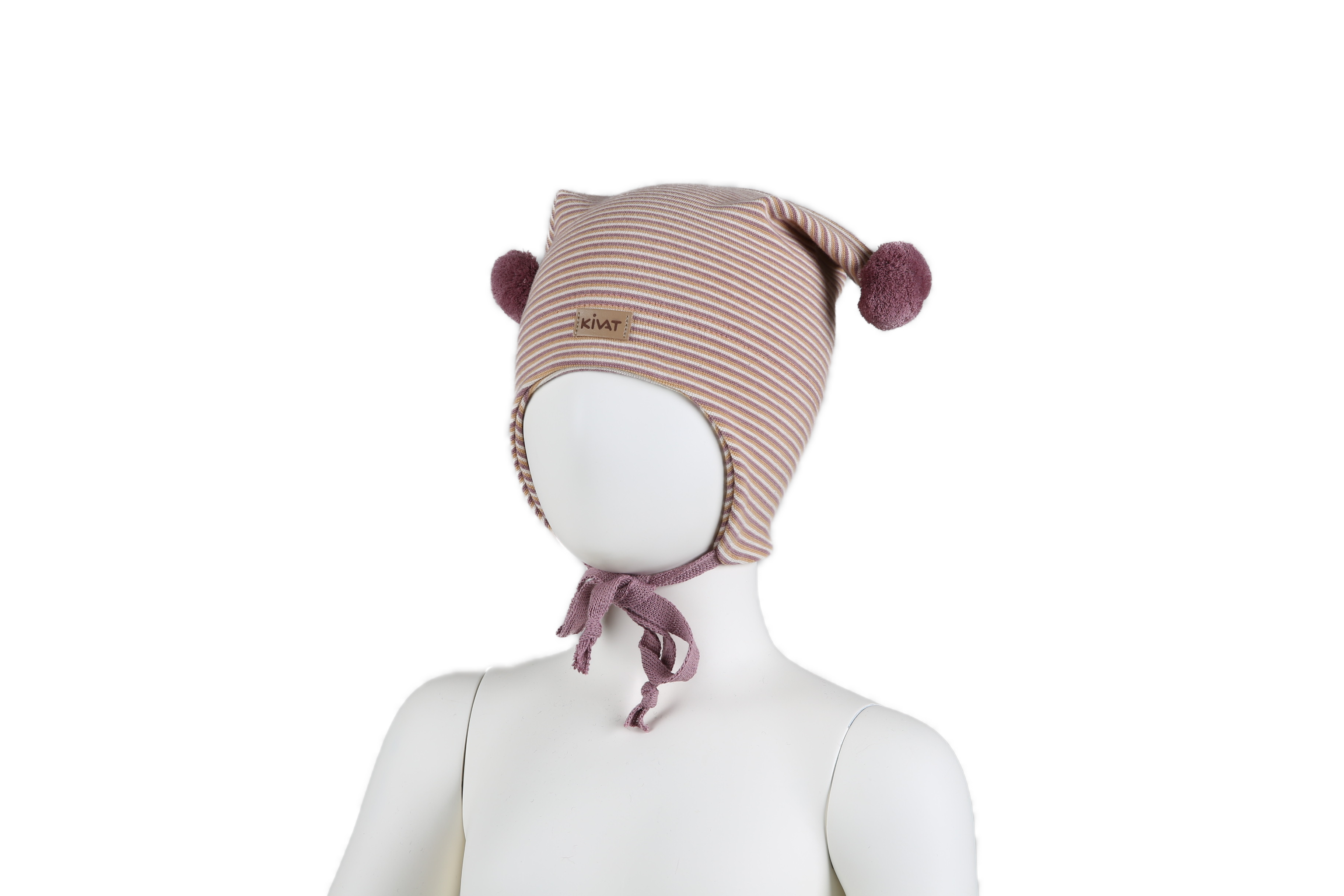 Kivat Joker hat Lilla Striper m/lilla dusk, kivat logo