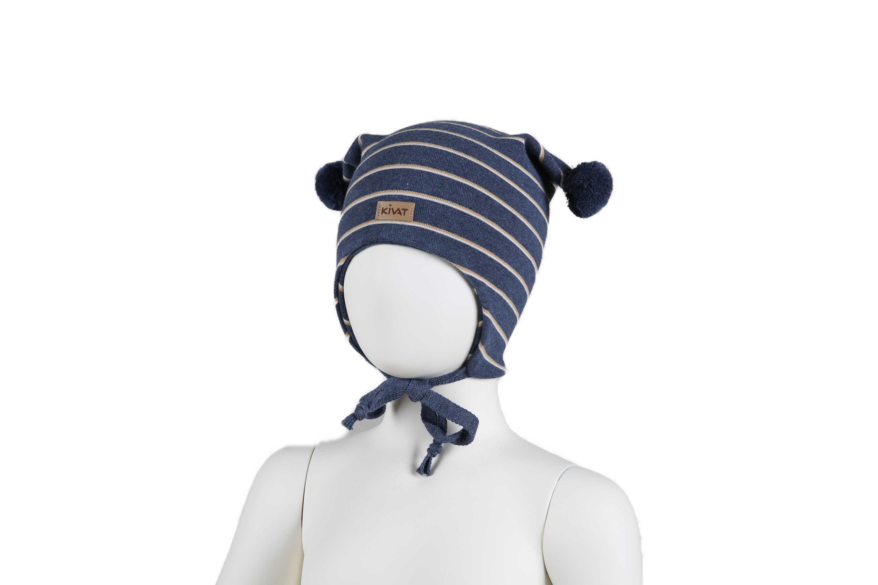 Kivat Joker hat Blå Striper m/kivat logo