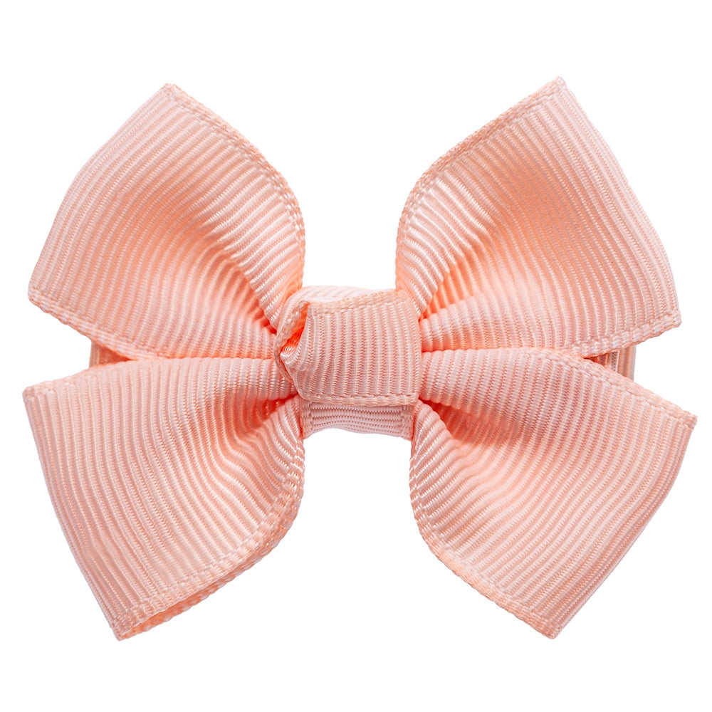 Mellomstor Sløyfe Petal peach