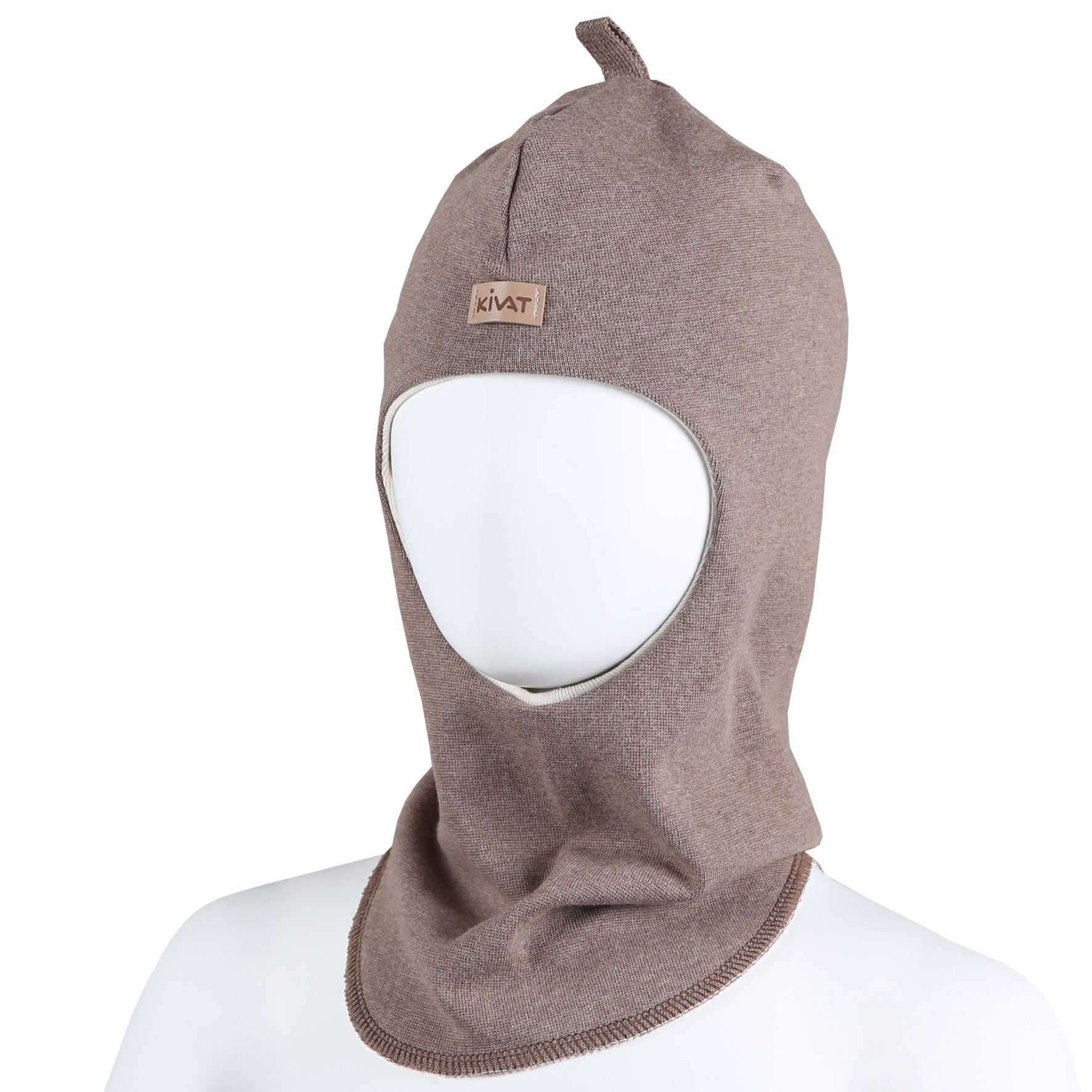 Kivat Balaclava Lue Brunmelert u/dusk kivat merke