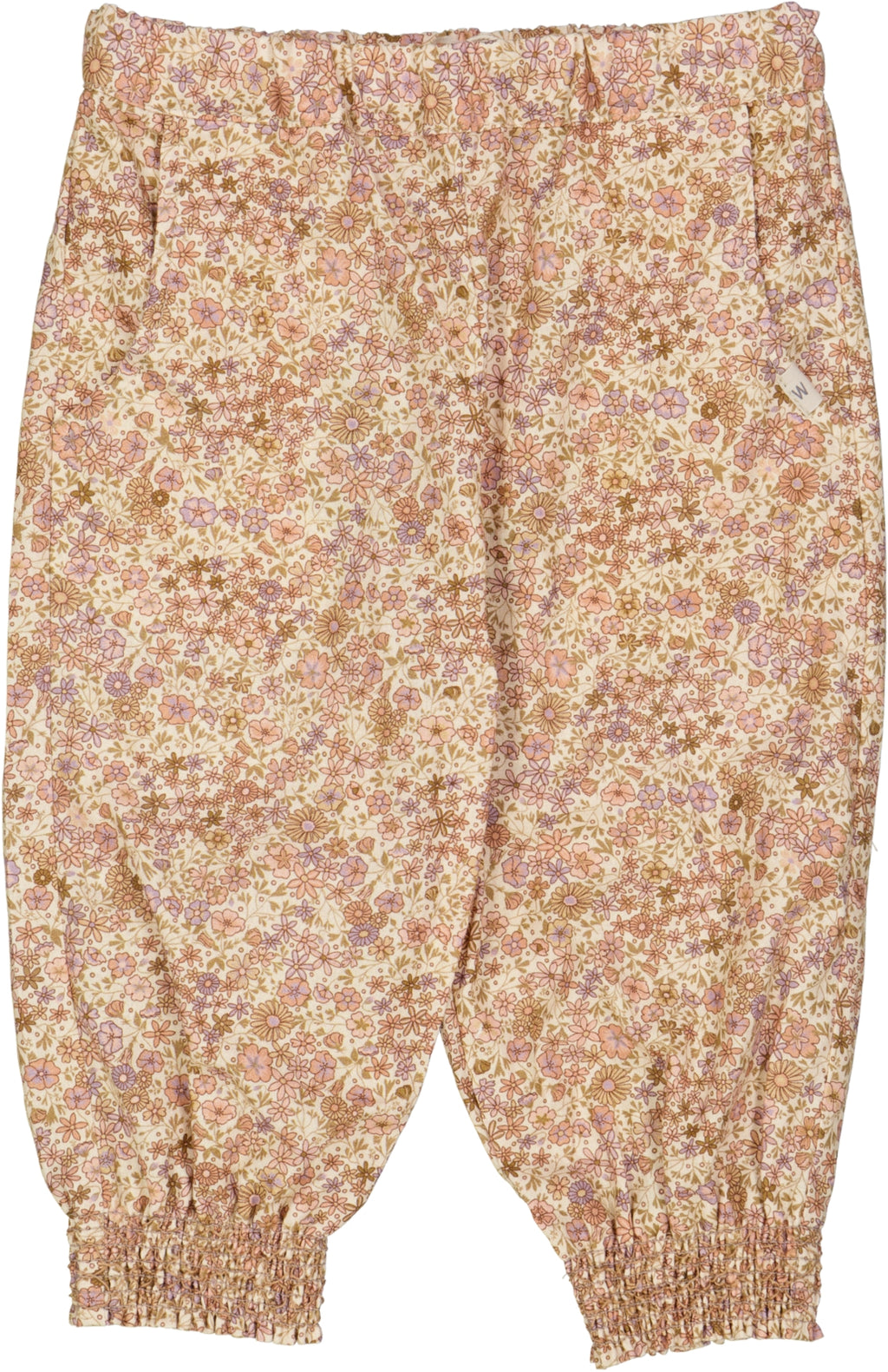 Wheat Trousers Trousers Sara clam flowers