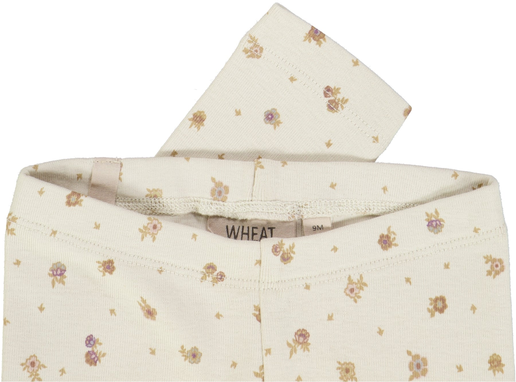 Wheat Jersey Leggings Chalk Flowers