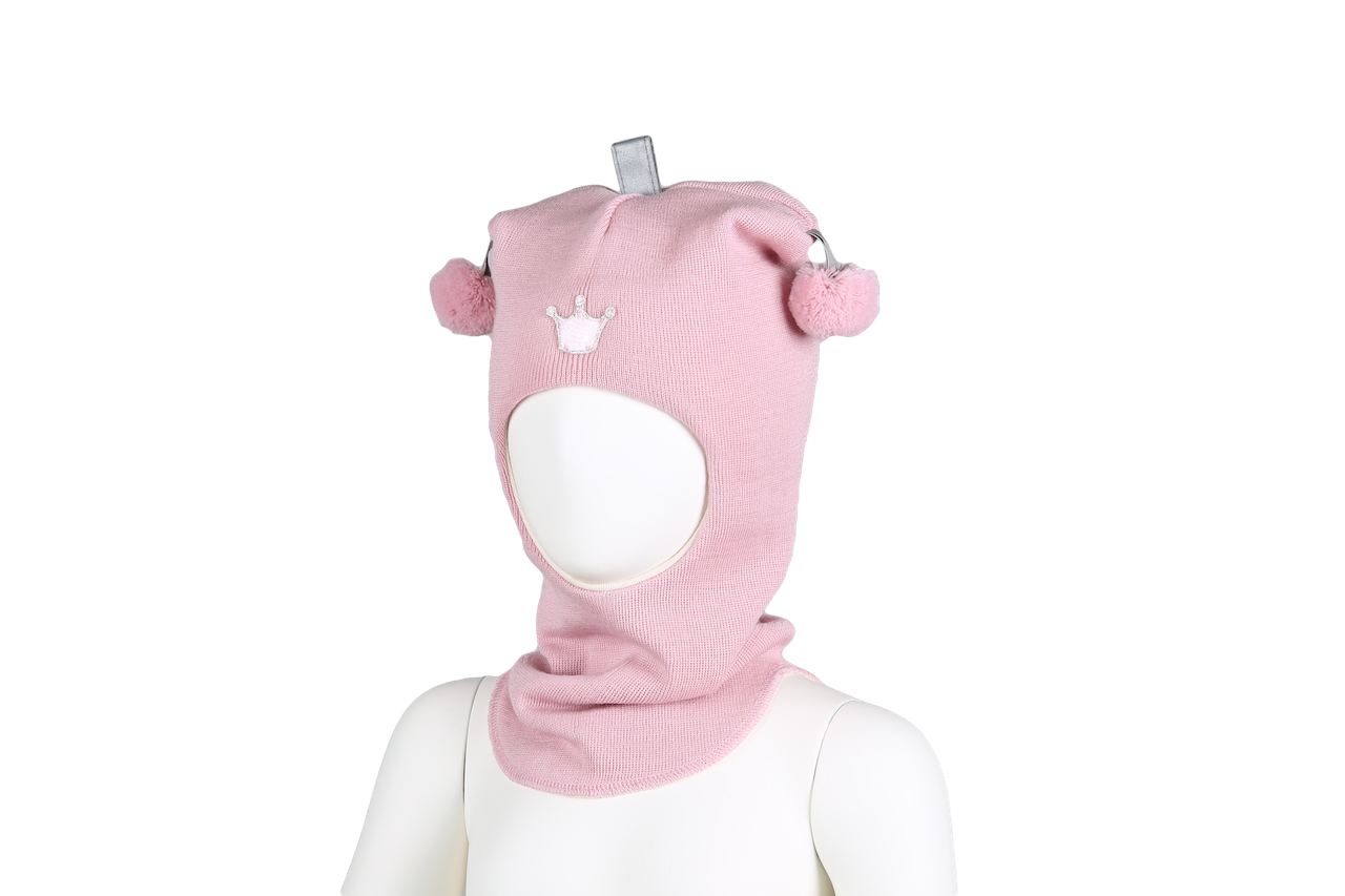 Kivat Balaclava Lue Ull Lys Rosa  Krone