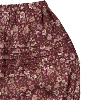 Wheat Nappy Pants Pleats mulberry flowers