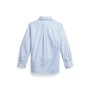 Ralph Lauren Slim Striped Oxford Shirt BLUE/WHITE