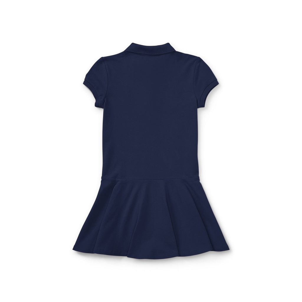 Ralph Lauren Stretch Short-Sleeve Polo Dress Navy