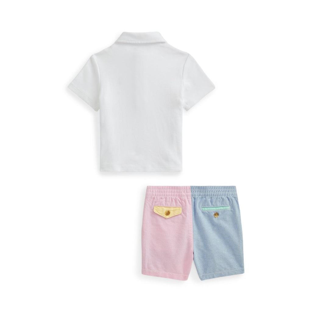 Ralph Lauren Polo Shirt & Oxford Short Set 2-delt