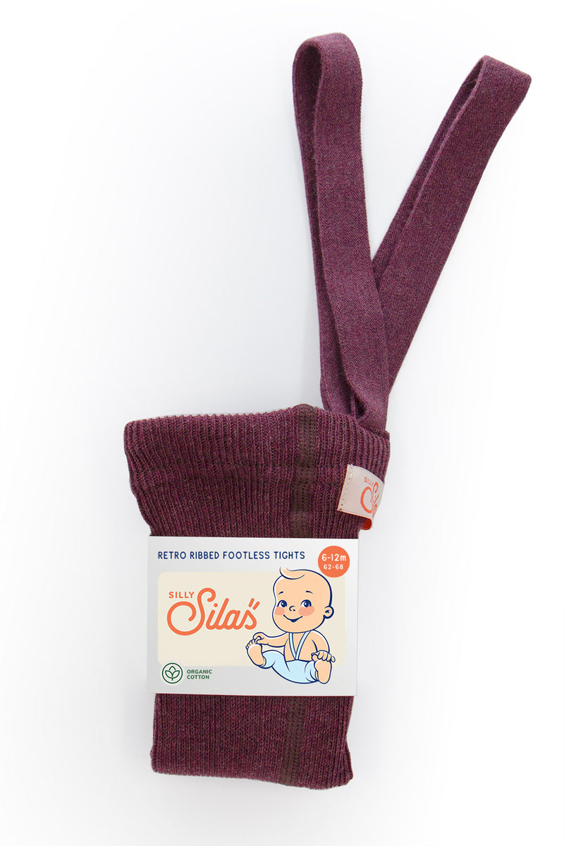 Silly Silas Fig Blend Footless tights