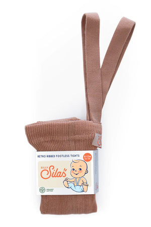 Silly Silas Light Brown footless tights