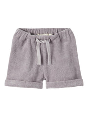 Lil Atelier Atlas Loose Shorts Silver Filigree