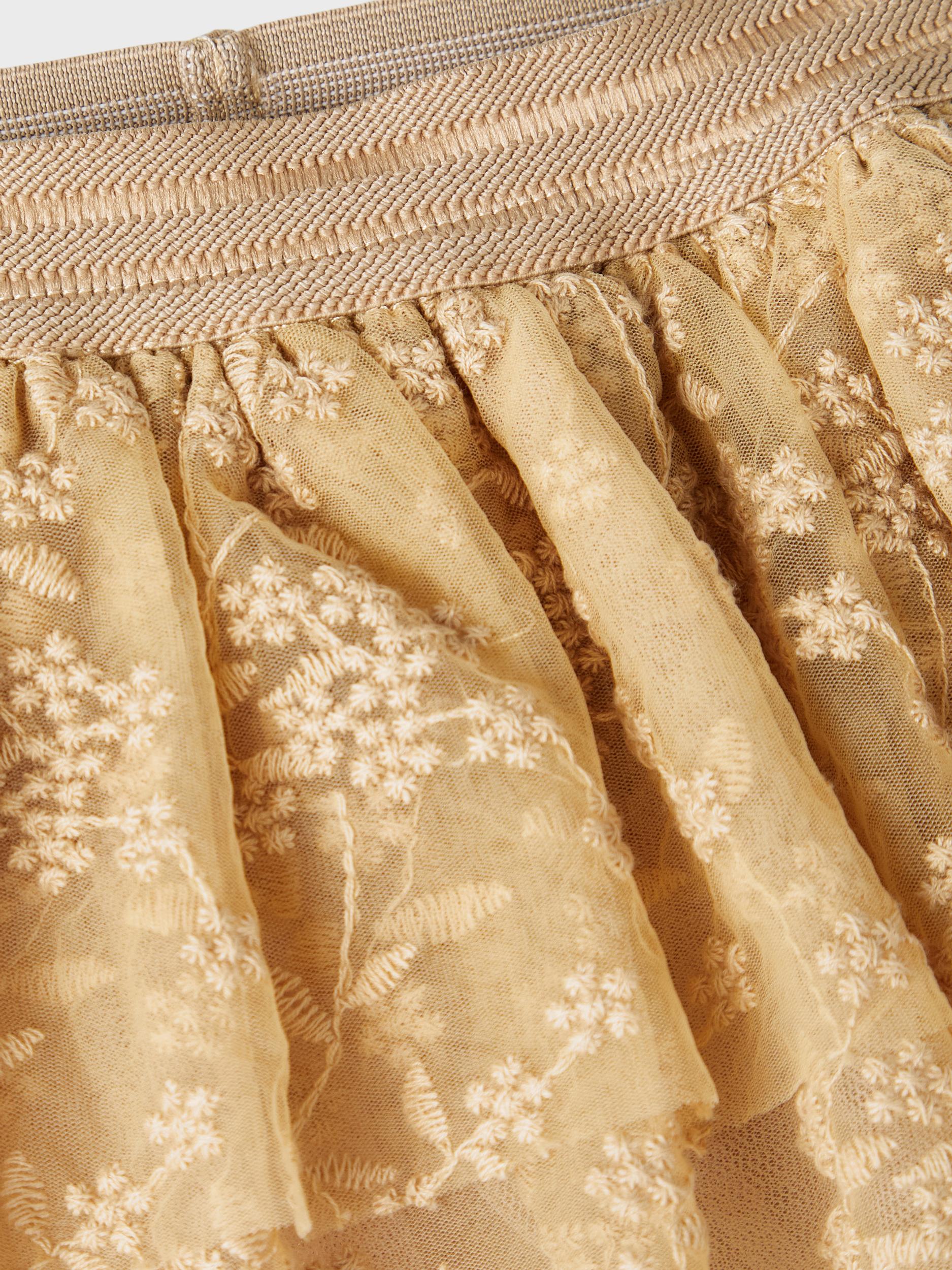 Lil Atelier Roa Small Skirt Warm Sand