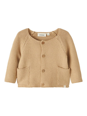 Lil Atelier Laguno Knit Jacket Curds & Whey