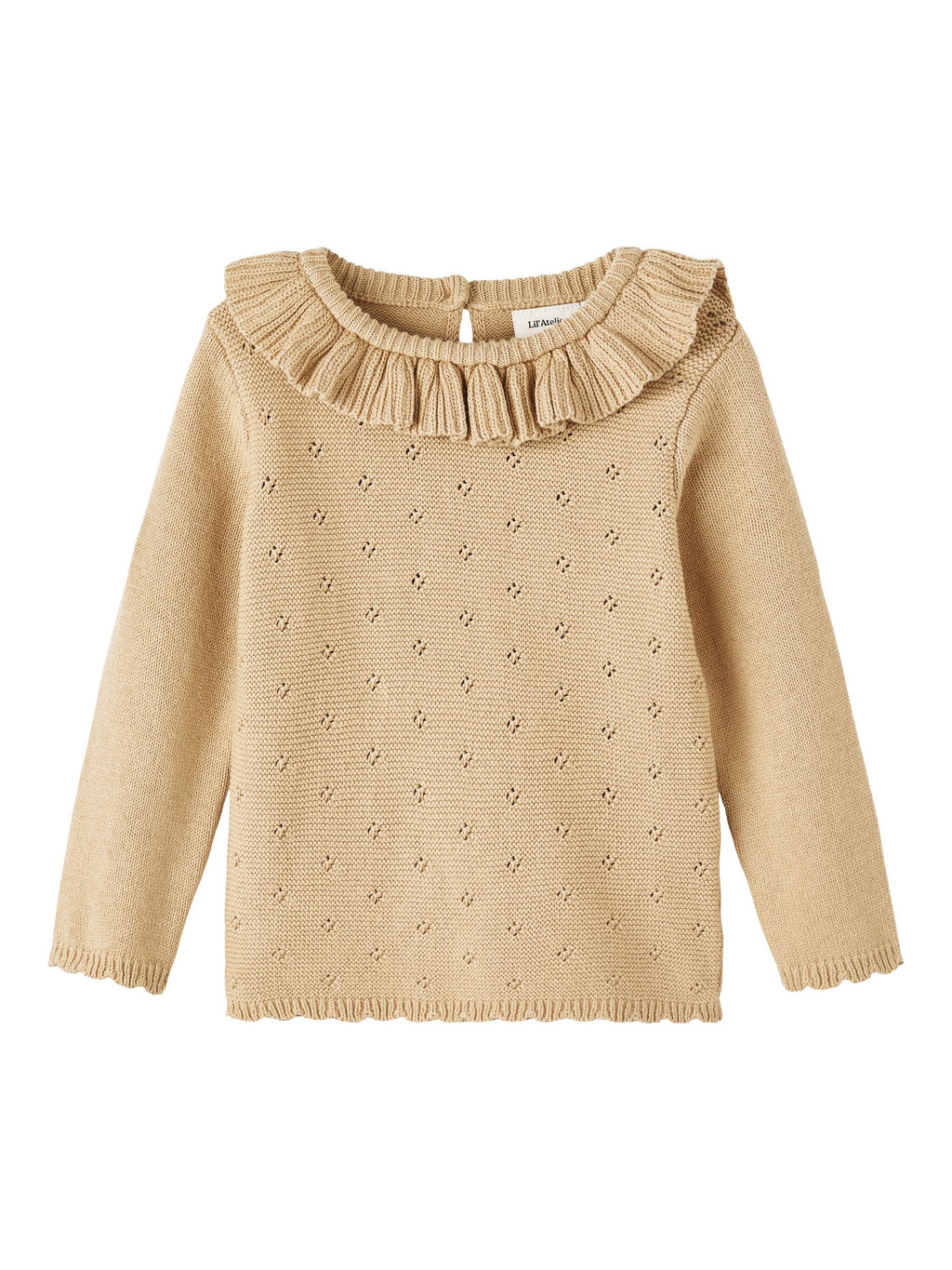 Lil Atelier Laguno Knit Sweater Curds & Whey