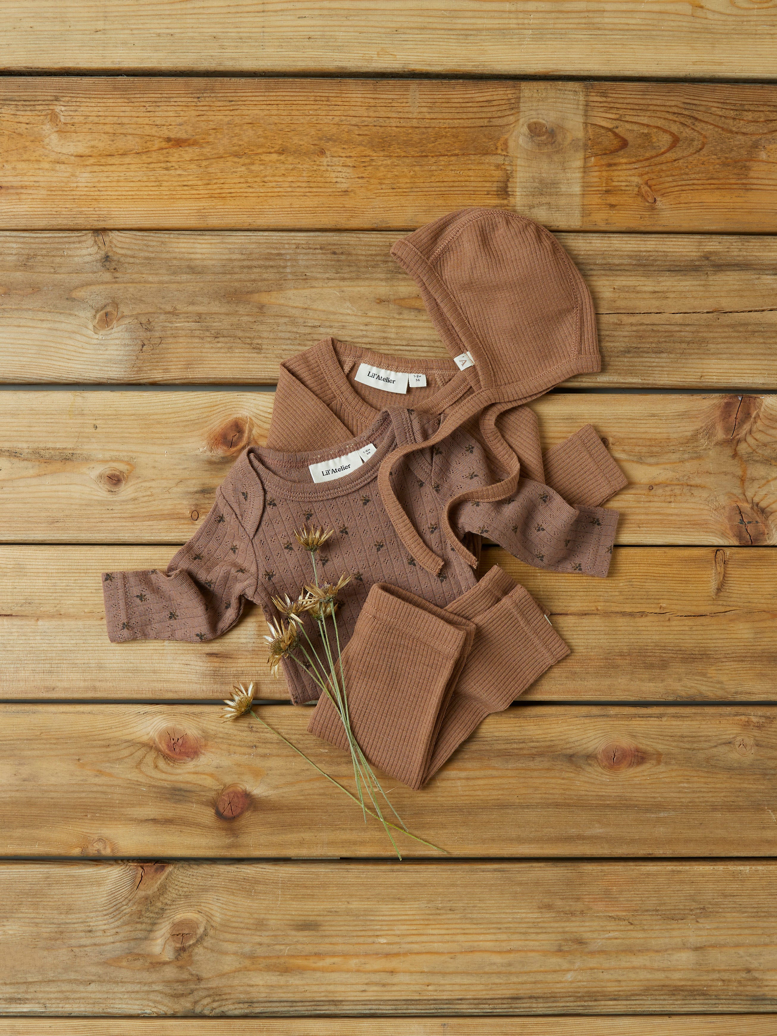 Lil Atelier Fable Wool Hat Cinnamon Swirl