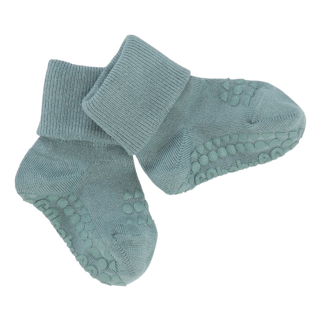 GoBabyGo Non-slip socks - Bamboo Dusty Blue