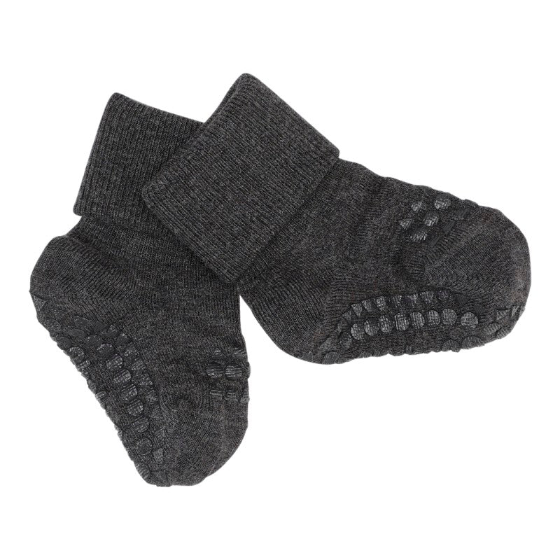 GoBabyGo Non-slip socks - Bamboo Dark Grey