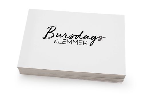 Kort Bursdags klemmer