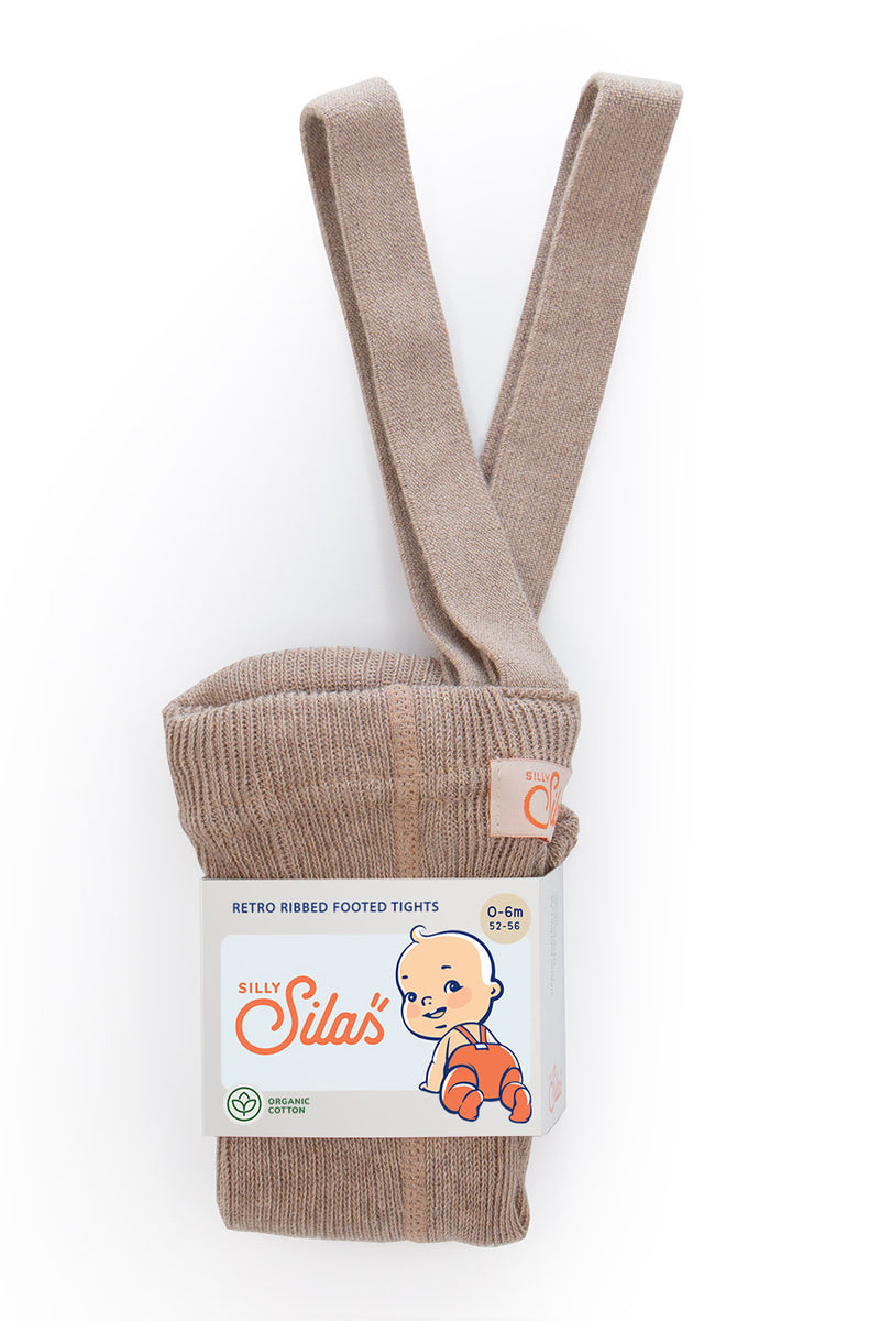Silly Silas Footless Tights Peanut Blend