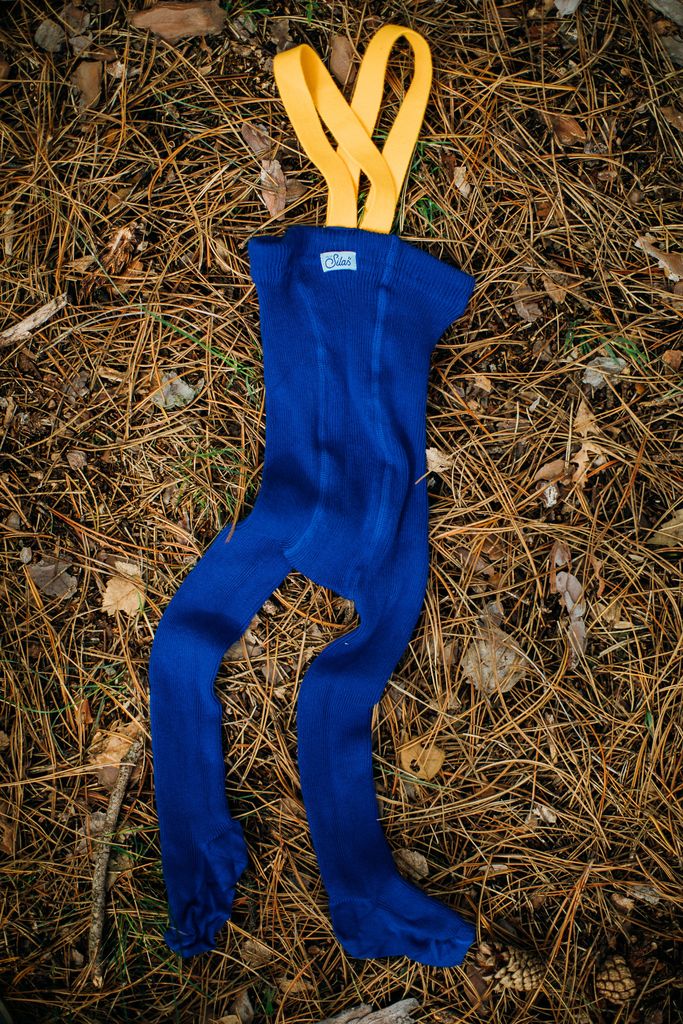 Silly Silas Tights Blue/Yellow