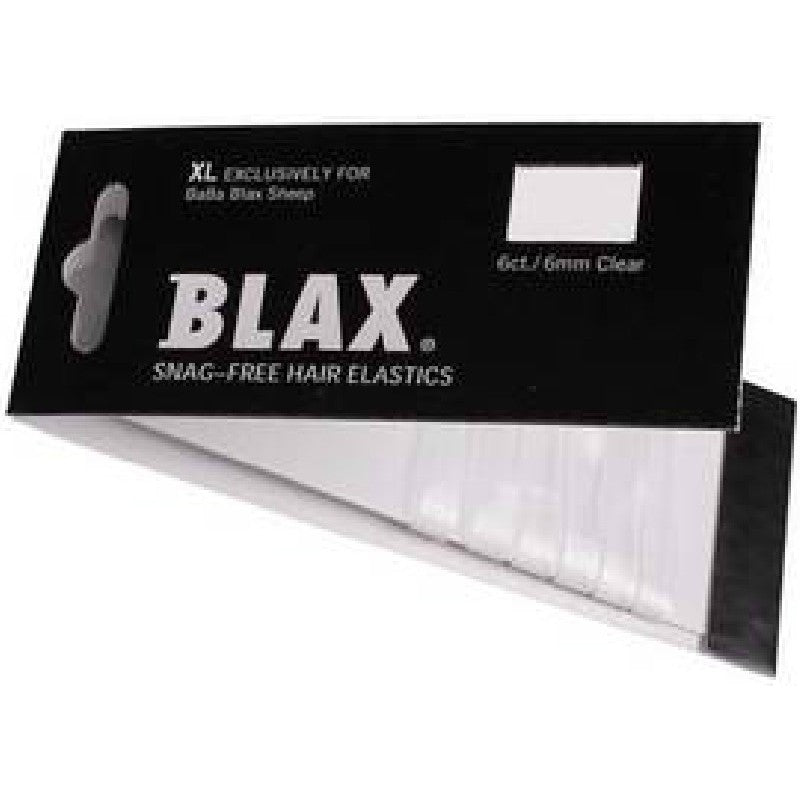 Blax Hårstrikk XL 6mm Clear