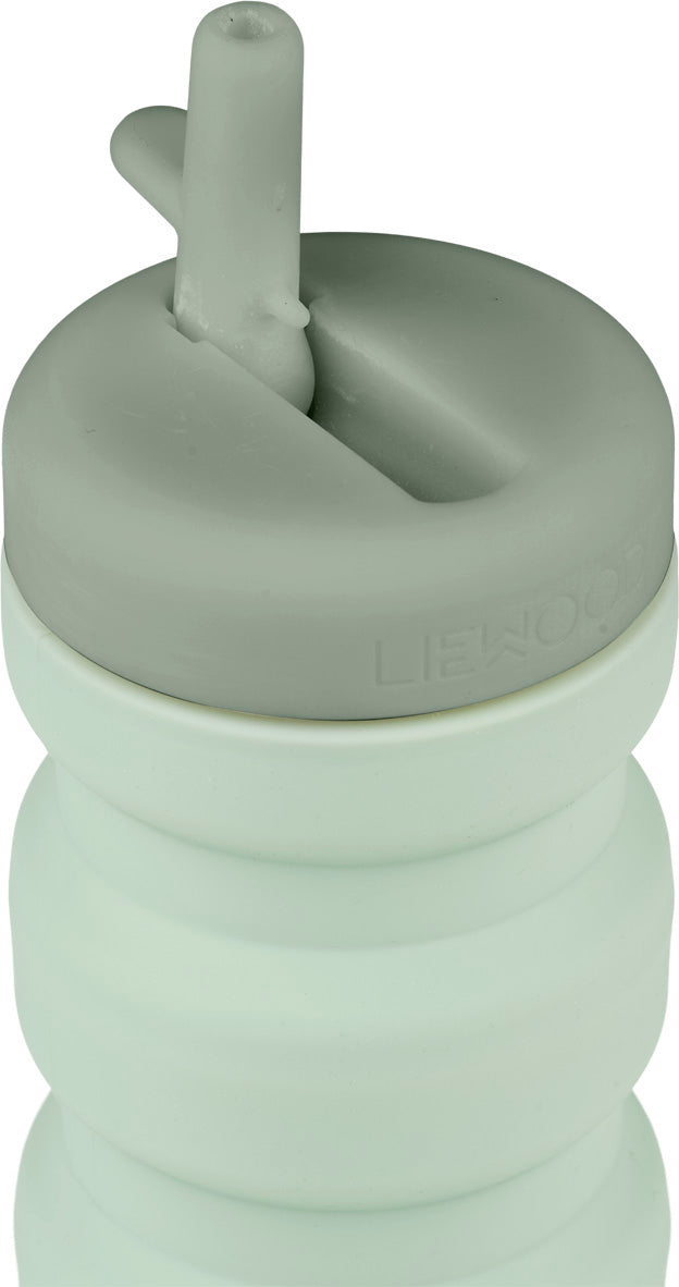 Liewood Wilson foldable bottle Dusty mint/faune green mix  450ml