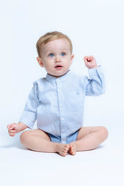 Hust and Claire Bertil Skjortebody Light Blue