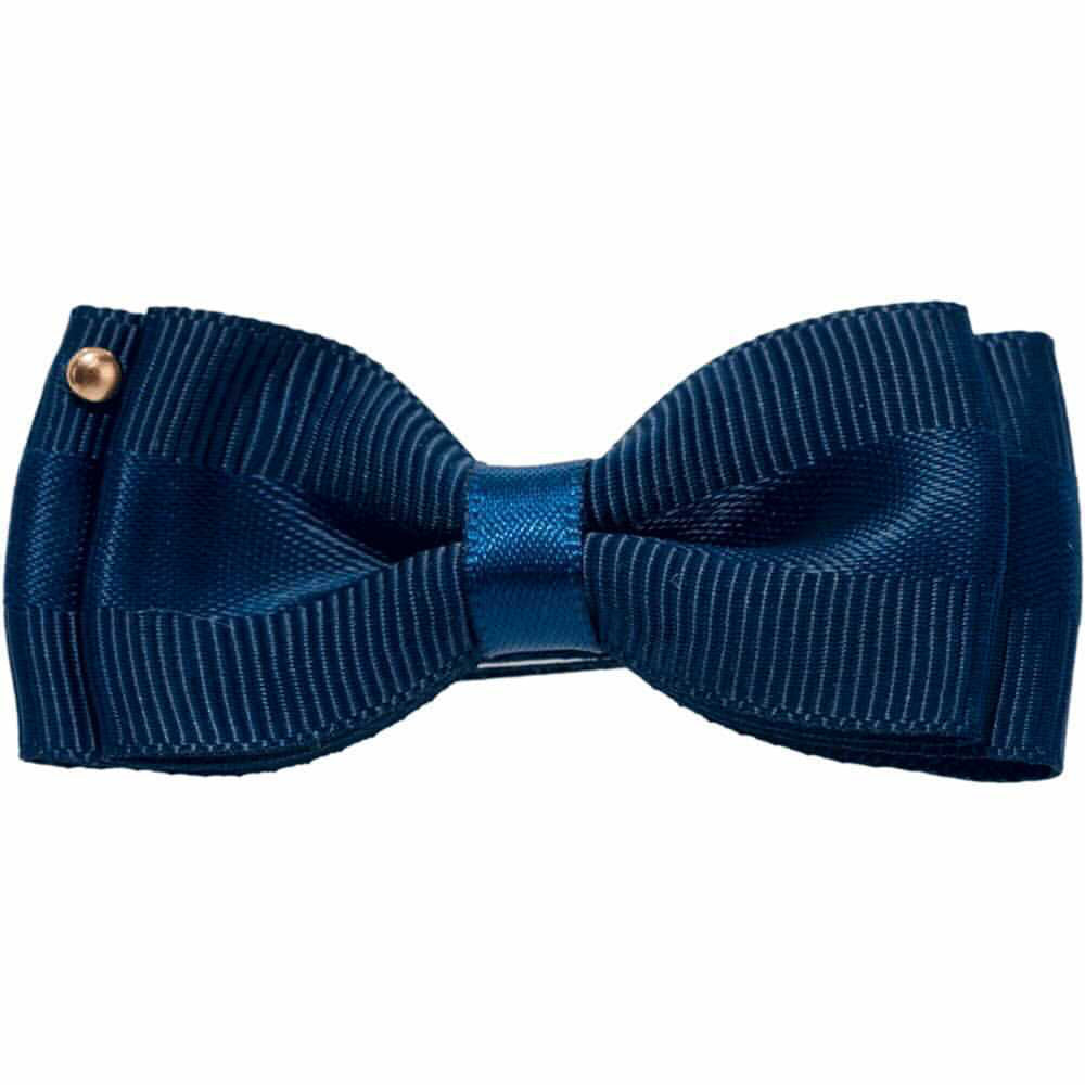 Mellomstor Double fold Sløyfe Navy