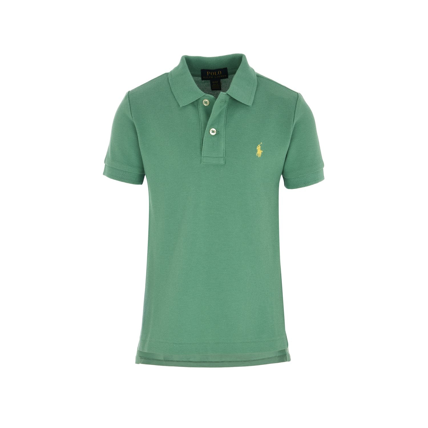 Ralph Lauren Pique Haven Green /Yellow horse