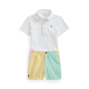 Ralph Lauren Polo Shirt & Oxford Short Set 2-delt
