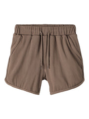 Lil Atelier Fagmo Loose Swim Shorts - Coffee Quartz