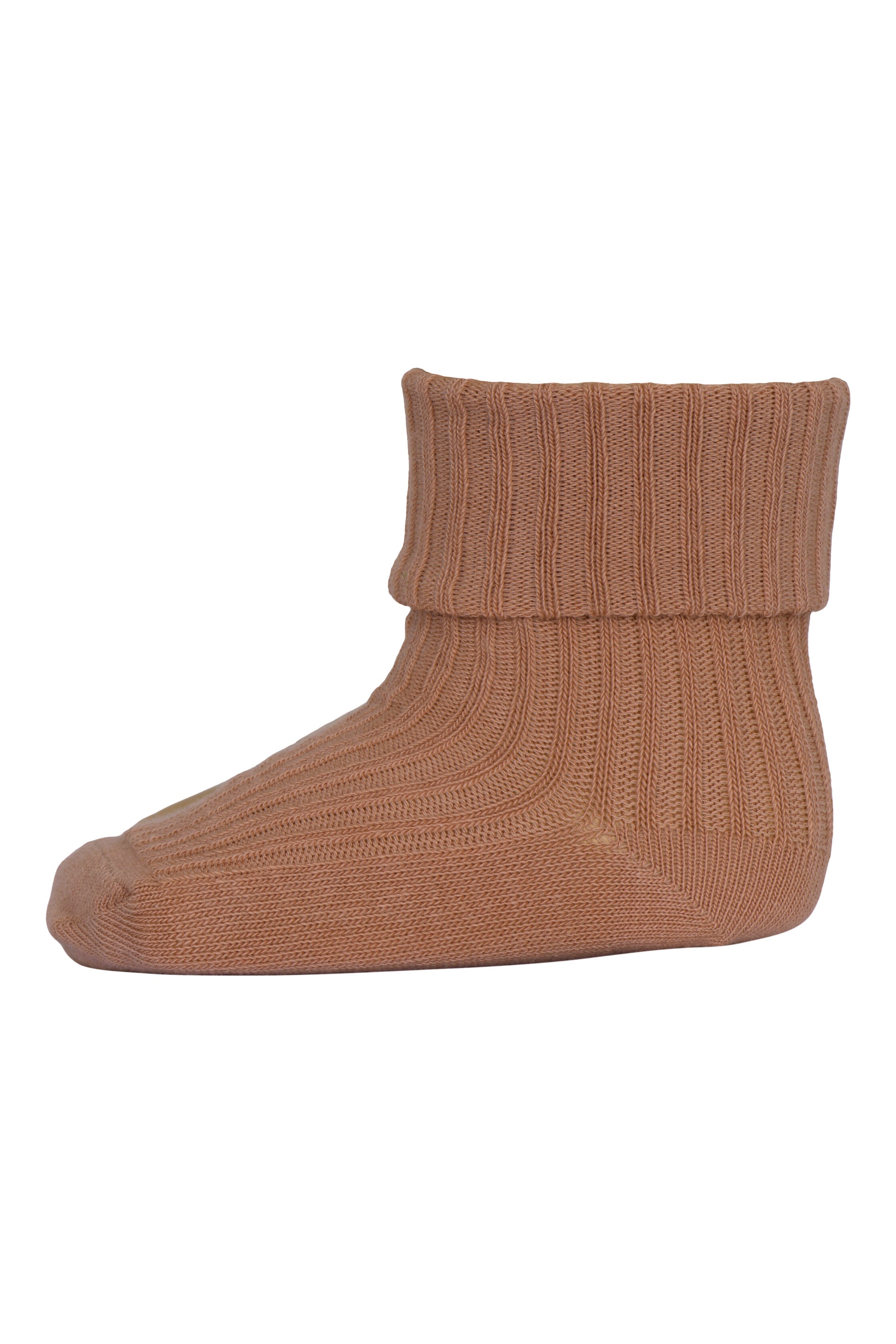 MP Cotton Socks Rib Tawny Brown