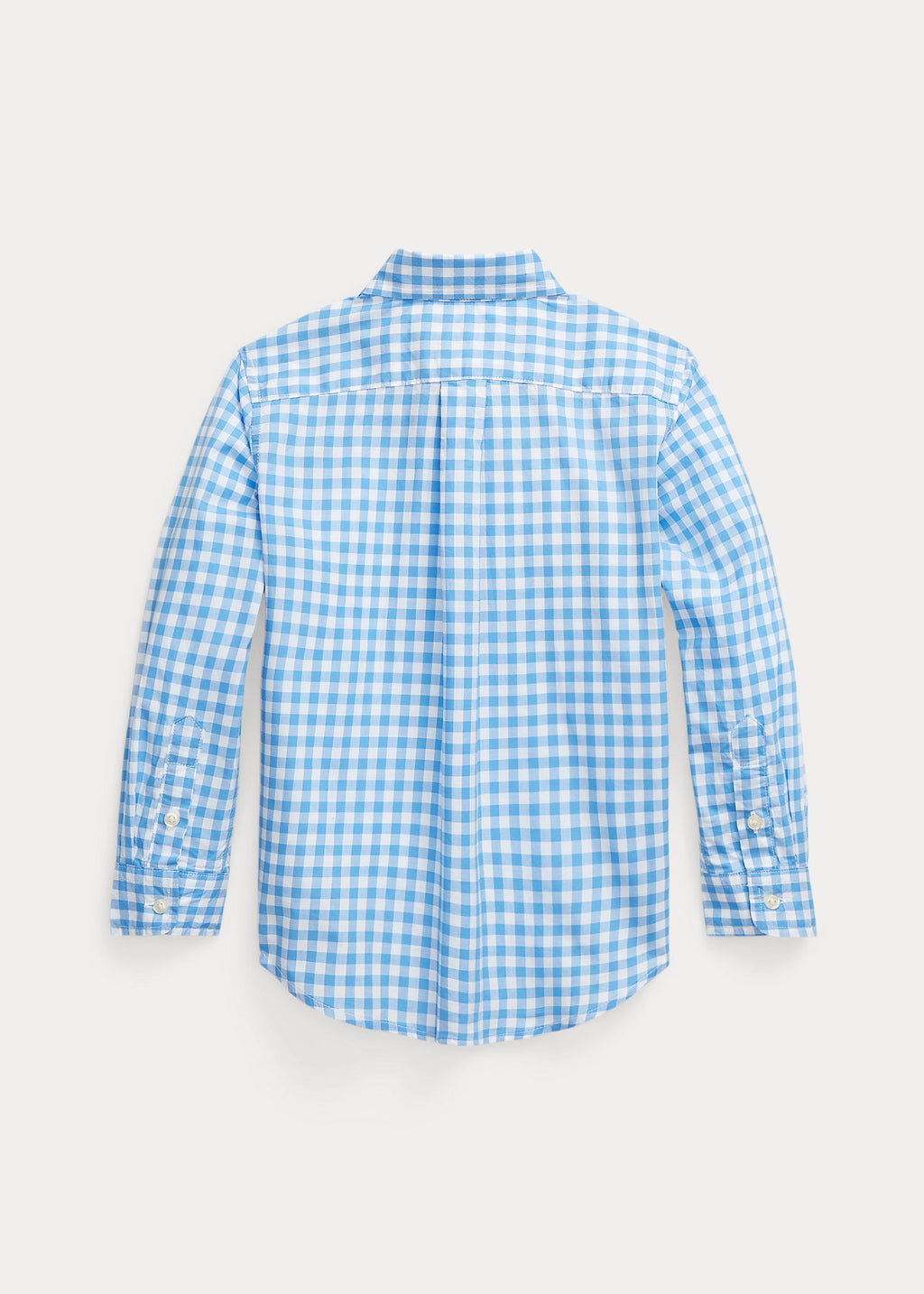 Ralph Lauren Shirt Gingham Cotton Poplin Shirt