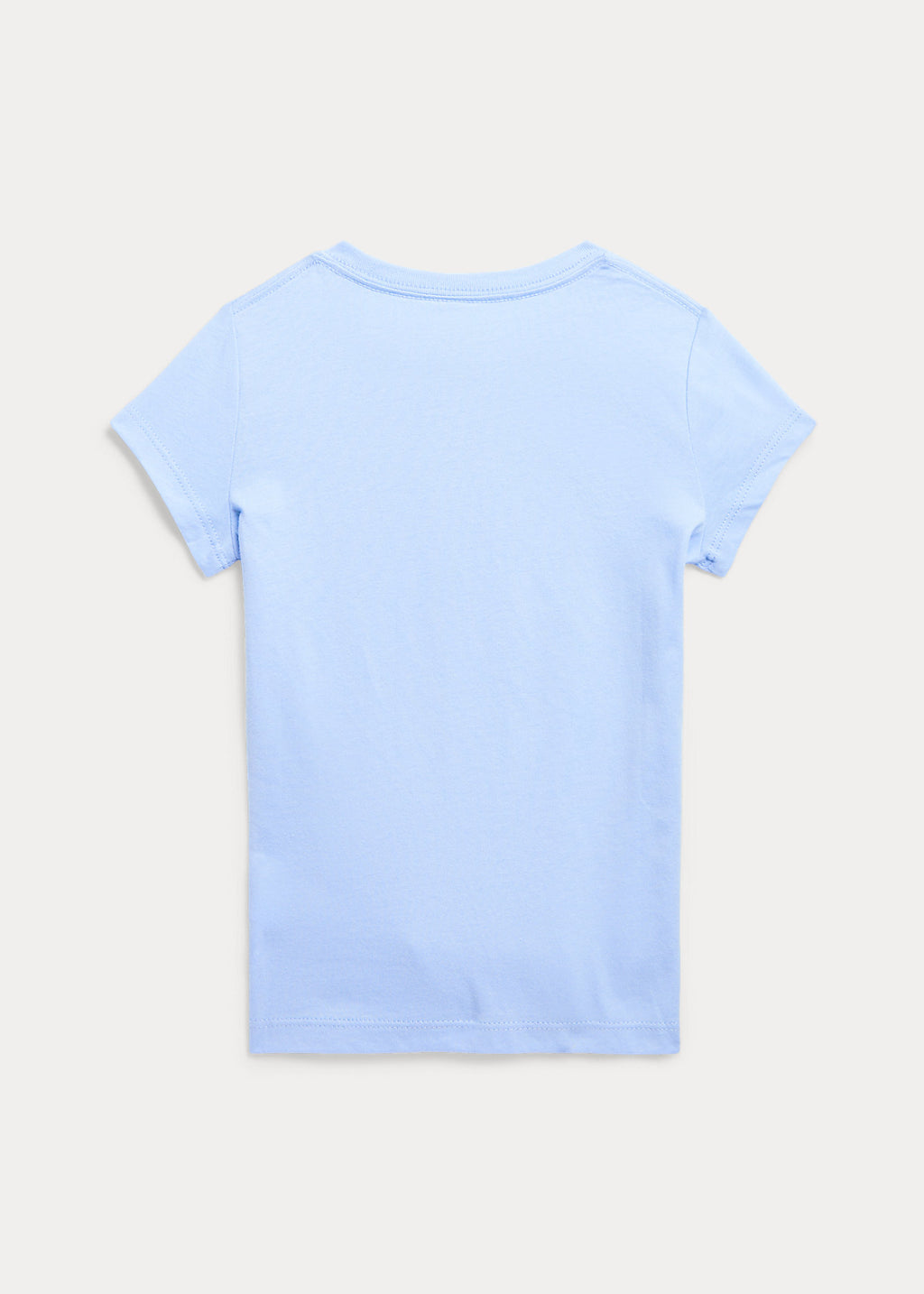 Ralph Lauren Big Pony Logo Cotton Jersey T-Shirt Baby Blue