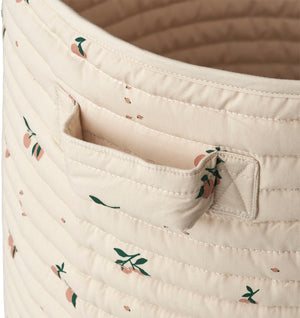 Liewood Lia Big quilted basket Peach/sea shell mix